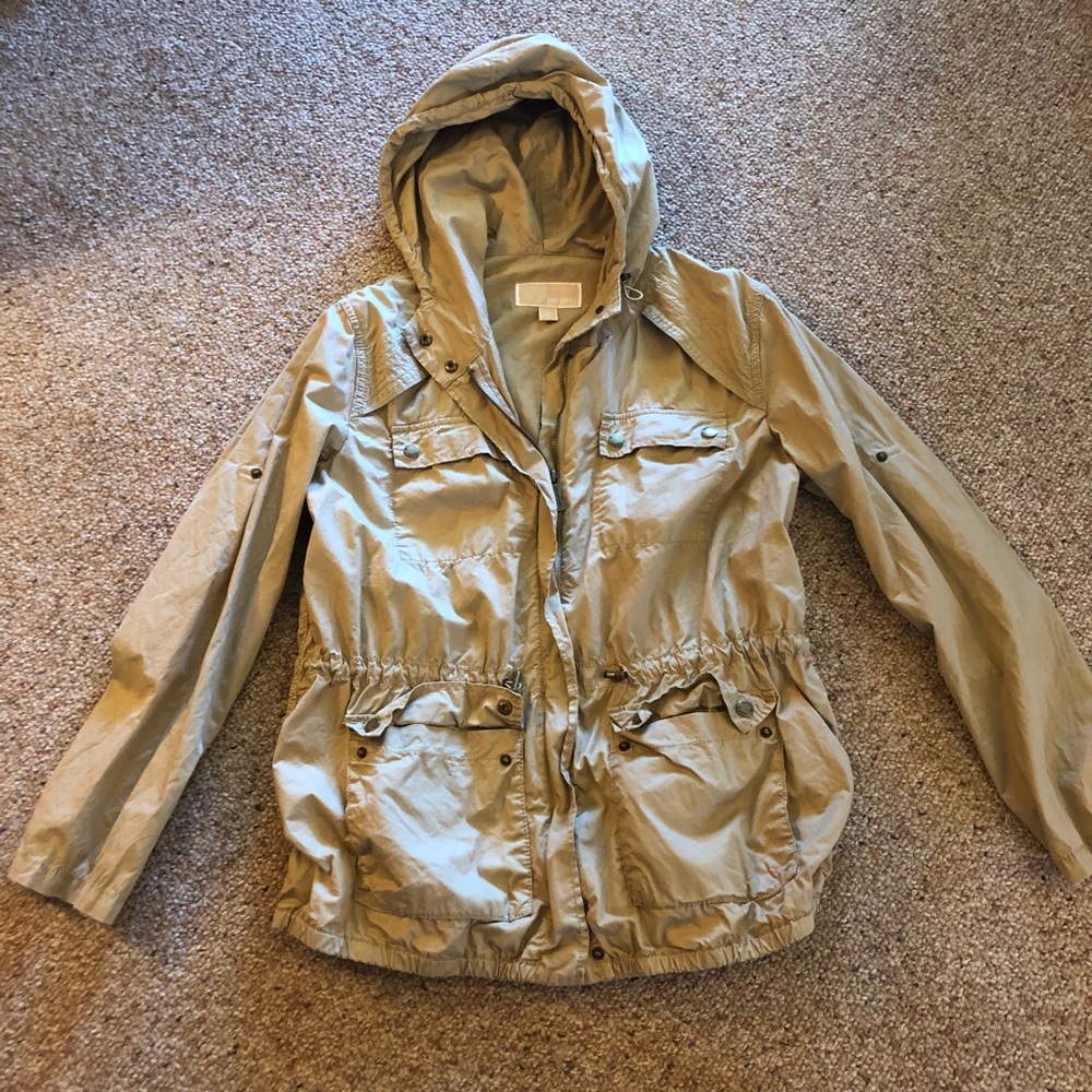 Michael Kors Zip-Up Jacket w/ Hoodie